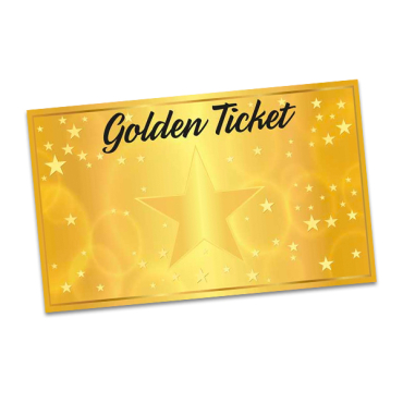 Digitale Golden Ticket / Cadeaubon