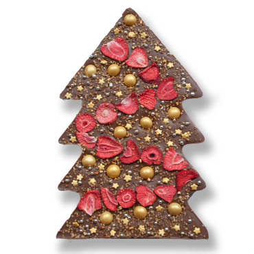 Chocolade Kerstboom van een Kilo Melkchocolade Chocstar