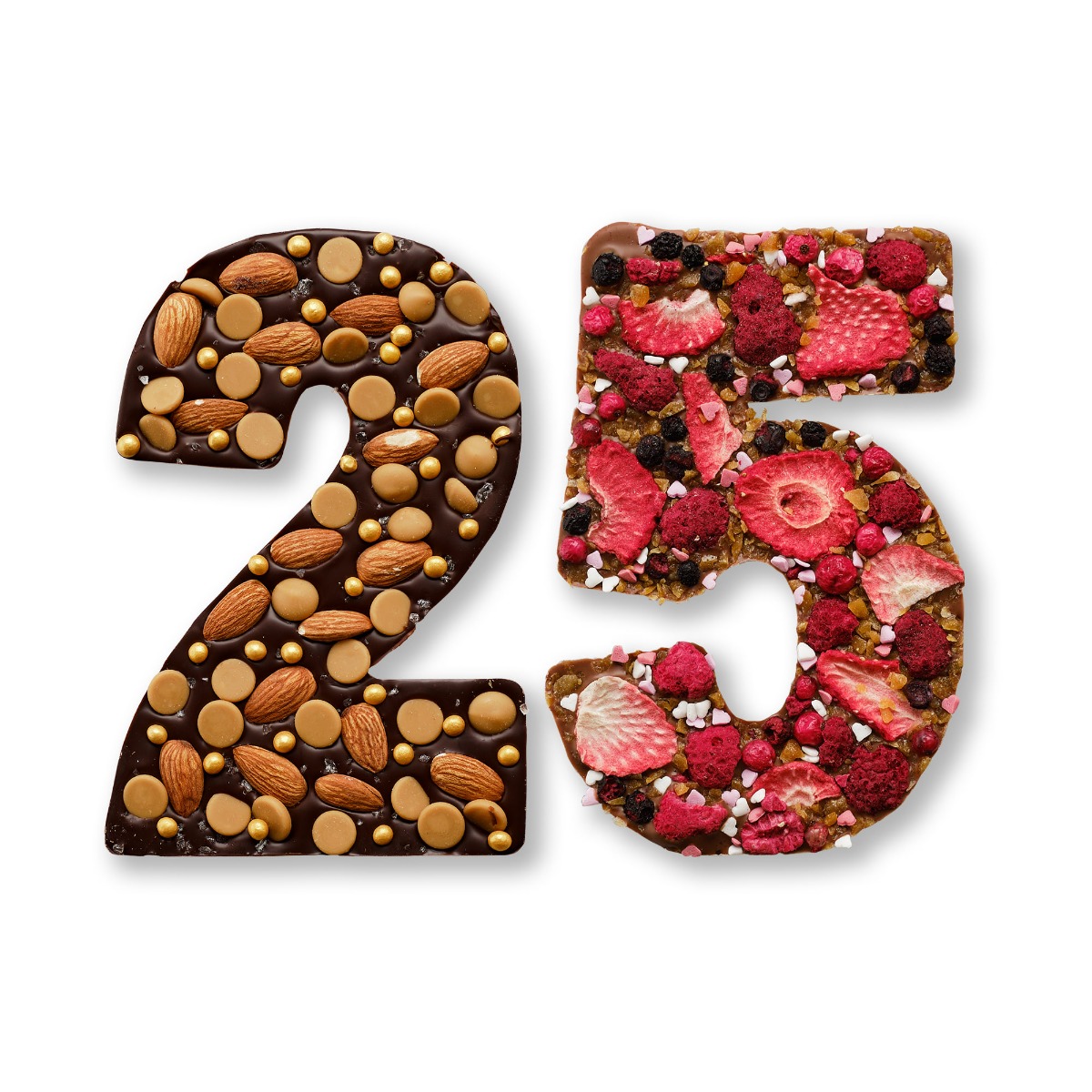Trekken Aanvankelijk Oprichter Chocolade cijfer 25 | Chocstar