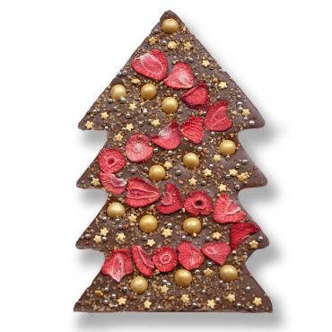 Chocolade Kerstboom van een Kilo Melkchocolade Chocstar