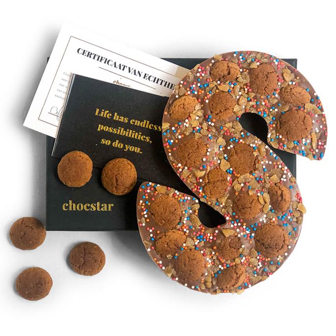 Chocolicious Sinterklaas chocoladeletter Chocstar