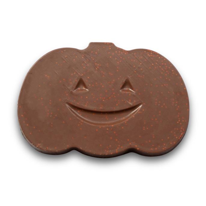 Chocstar Melkchocolade reep in de vorm van pompoen voor Halloween
