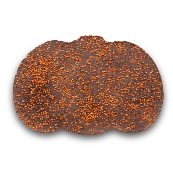 Chocstar Melkchocolade reep in de vorm van pompoen voor Halloween