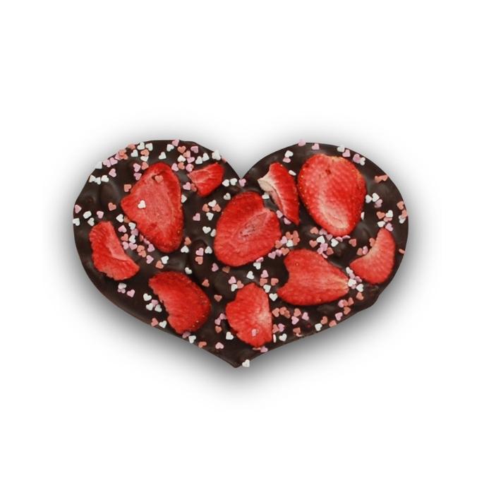 Puur chocolade hart Moederdag cadeau 'Mama is de beste'
