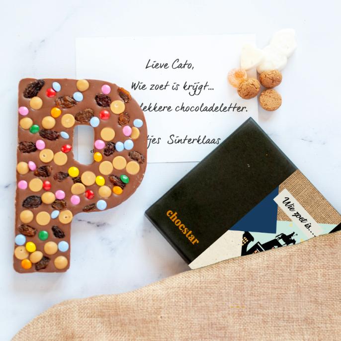 Sinterklaas chocolade letter - Wie zoet is 